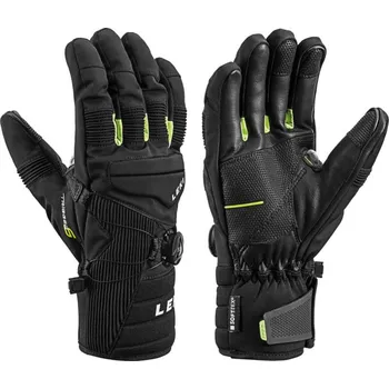 Lyžařské rukavice Leki Progressive Tune S BOA MF Touch 2020/21, black/lime - 8 LEKI - doprava zdarma