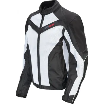 Moto bunda Pánská textilní motocyklová textilní bunda Lookwell AIRVISION bílá Velikost: M