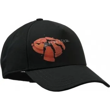 Čepice Čepice - kšiltovka Beretta Broken Clay šedá & černá