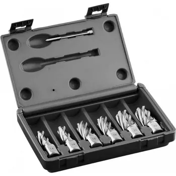 Vrták Sada korunkových vrtáků Weldon 19, HSS (6-ti dílná, hloubka 30mm) SILVERLINE