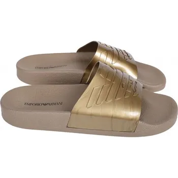 Pantofle X4PS02 zlatá - Emporio Armani zlatá 43