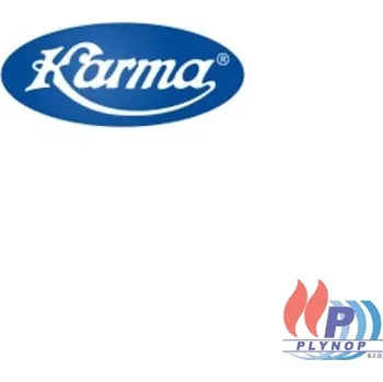 Topidlo Výdech k topidlům KARMA BETA přes zeď 80 cm - KARVYD80