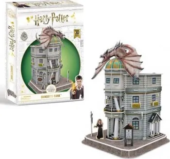 3D puzzle Cubicfun Harry Potter 3D Příčná ulice Gringottova banka 95 dílků 