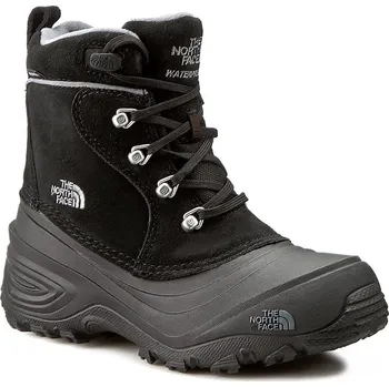 Chlapecká zimní obuv The North Face Youth Chilkat Lace II TNF Black/Zinc Grey