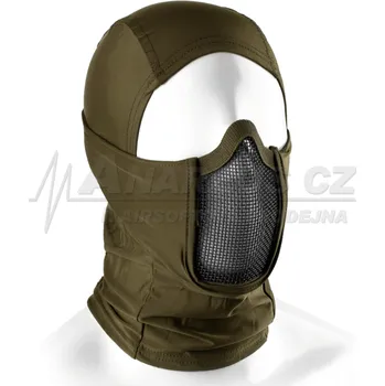 Invader Gear Kukla se síťovanou ochrannou maskou, olivová