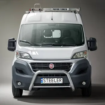 Auto-moto Přední ochranný rám nízký nerez s EC homologací Fiat Ducato, 2014-2016 (62.DUCATO-R0070-06)
