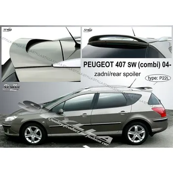 Auto-moto Spoiler zadních dveří horní, Peugeot 407 SW, 2004-2011 (77.P22L)