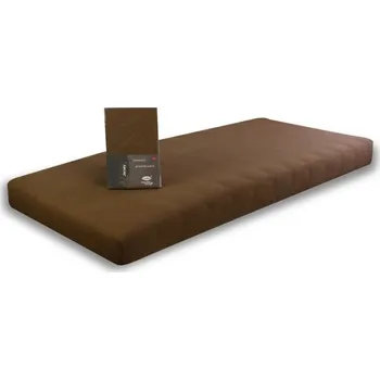 Prostěradlo Prostěradlo Jersey 100x220 hnědé s elastanem napínací Leroy