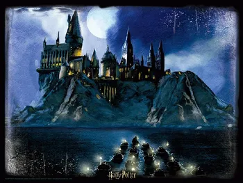 Puzzle Curepink Harry Potter Noc v Bradavicích 61 x 46 cm 300 ks