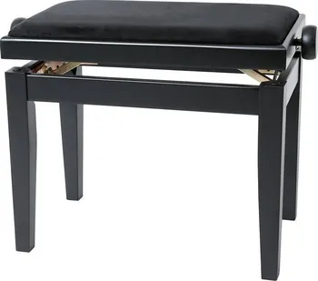 Gewa Deluxe Židle ke klavíru černá matná