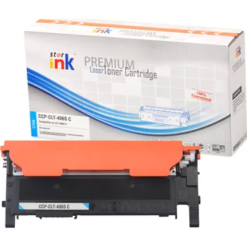 Počítač Starink kompatibilní toner Samsung CLT-C406S (Azurový)