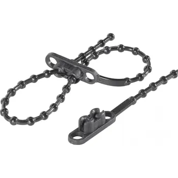 Stahovací páska TRU COMPONENTS 1592905, TC-KTVR145BK203, kuličkový pásek stahovací, 2 mm, 145 mm, černá, s dvojitou hlavou, 100 ks