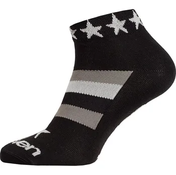Dámské ponožky ponožky ELEVEN Luca STAR WHITE vel. 39-41 (M) černé/bílé
