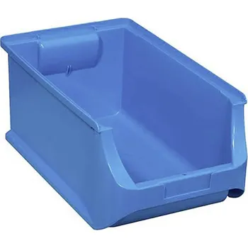 Úložný box Plastový box na drobný materiál, stohovatelný Allit (š x v x h) 205 x 150 x 355 mm, modrá