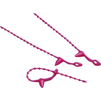 Organizace kabelů TRU COMPONENTS 1592909, TC-STVR130RD7203, stahovací pásky, 3 mm, 130 mm, červená, s rozpěrnou kotvou, 1 ks