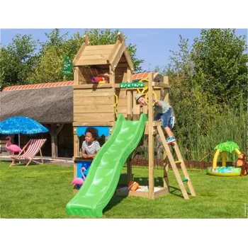 Hra na zahradu Dětské hřiště Resort se skluzavkou Jungle Gym