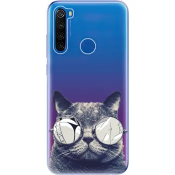 Pouzdro na mobilní telefon Odolné silikonové pouzdro iSaprio - Crazy Cat 01 - Xiaomi Redmi Note 8T