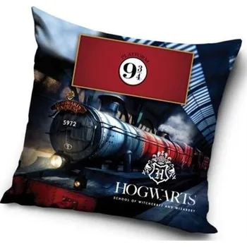 Polštář Carbotex Polštářek polyester Harry Potter Express do Bradavic 02 40x40 cm
