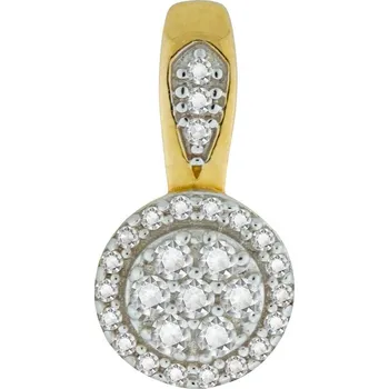 Přívěsek Zlatý přívěsek s brilianty ze žlutého zlata ZP103631