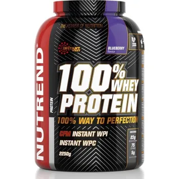 Nutrend 100% Whey Protein 2250 g, borůvka