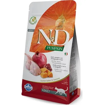 Krmivo pro kočku 2ks N&D Grain Free Pumpkin CAT Quail & Pomegranate 5kg