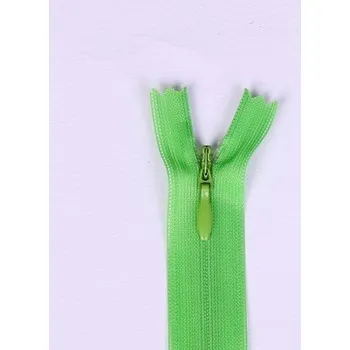 Zip Skrytý zip světle zelený 18cm I-3W0-18/238