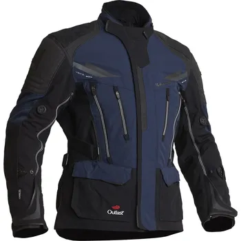 Moto bunda Halvarssons MORA - Black/blue Velikosti pánské: 50