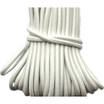 Kulatá pruženka Ø5 mm, barva Bílá