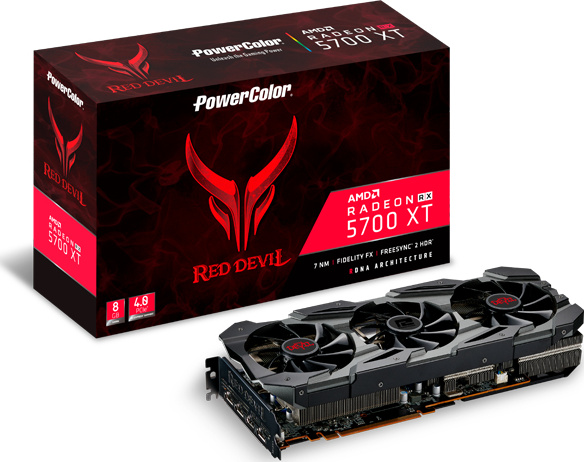 Powercolor Red Devil Radeon RX 5700 XT (AXRX 5700XT 8GBD6-3DHE/OC