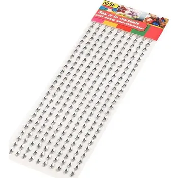 Výtvárné potřeby Samolepicí kamínky na lepicím proužku 5x10 mm, barva crystal