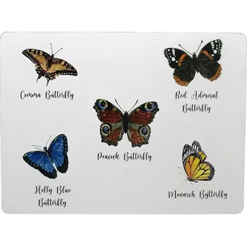 prostírání 4ks pevné korkové prostírání motýli - 30*40*0,4cm