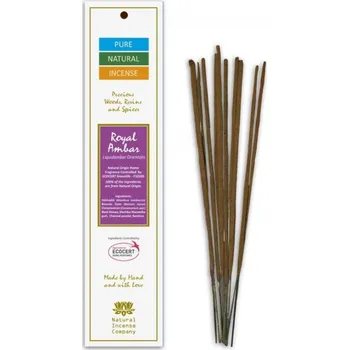 Vonná tyčinka Vonné tyčinky Pure - Královská ambra Natural Incense 10 ks