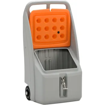 box na krmivo CEMO 70 L - Vozík Go-Box pro posyp, sorbenty apod.