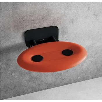 Ravak sedátko Ovo P II, oranžová/černá (B8F0000058)