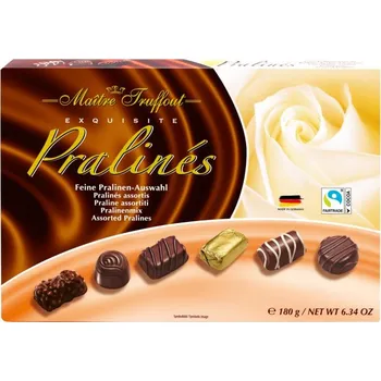 Čokoláda Maitre Truffout Assorted Pralines hnědá mix 180g