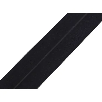 Lemovací pruženka půlená matná šíře 40 mm, barva 1 černá