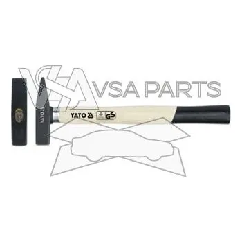 Kladivo YATO Kladivo zámečnické 200 g, s objímkou