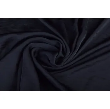 Umělé hedvábí v tmavě modré barvě 0296/600