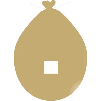 Balónek Balónek znak tečka zlatý balonky.cz Z1