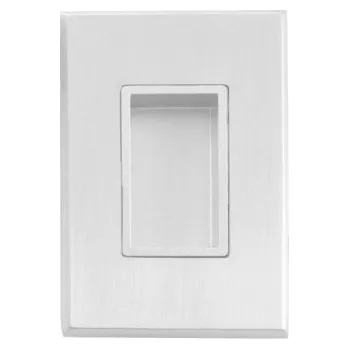 Dveřní kování TUPAI mušle na posuvné dveře,hranatá, malá TUPAI - 2649 WS