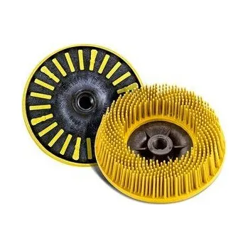 Příslušenství k nářadí 3M 24538 SCOTCH-BRITE™ ŠTĚTINOVÝ KOTOUČ BD-ZB ŽLUTÝ, P80+, 115 mm