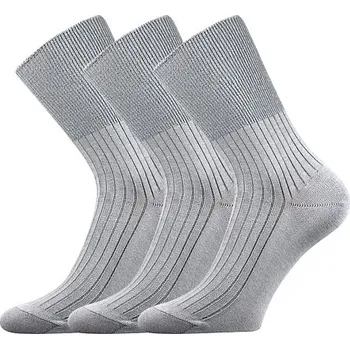 Pánské ponožky Zdravotní ponožky 3 kusy v balení VoXX Zdrav Světle Šedá Velikost: 48-50