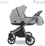 CAMARELO kombinovaný kočárek Previo - 6 - kouřová konstrukce