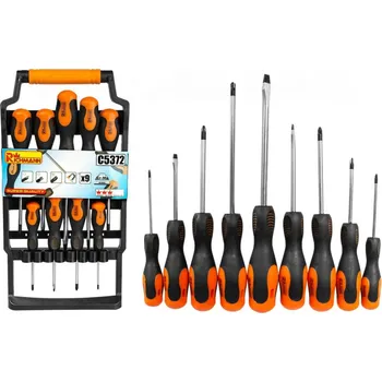 Šroubovák RICHMANN/CORONA Sada 9ks šroubováků plochých a křížových