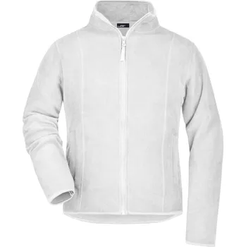 Pánská mikina JAMES & NICHOLSON Mikina MONA MICROFLEECE LADY, různé barvy Velikost L white