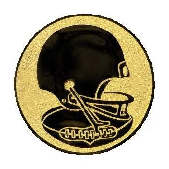 Emblém americký fotbal Barva: zlato, Průměr: 2,5 cm