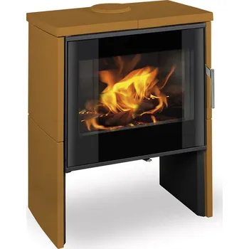 Krbová kamna ROMOTOP RIANO N 02 keramika hnědá srnčí 67300 - krbová kamna