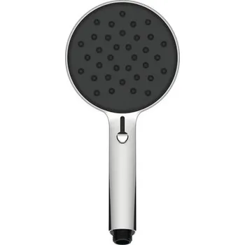 Sprchová hlavice Sprchová hlavice AVITAL Ø 12 cm chrom/černá s posuvným regulátorem