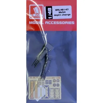 Plastikový model Brengun 1/48 Mk54 depth charge - 2 pcs. (resin set)