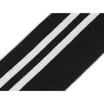 Elastický náplet / oděvní manžeta, metráž šíře 60 mm